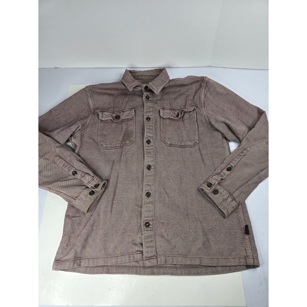 Patagonia Flannel Men's M Medium Long Sleeve Button Up‎ Shirt Organic Cotton
